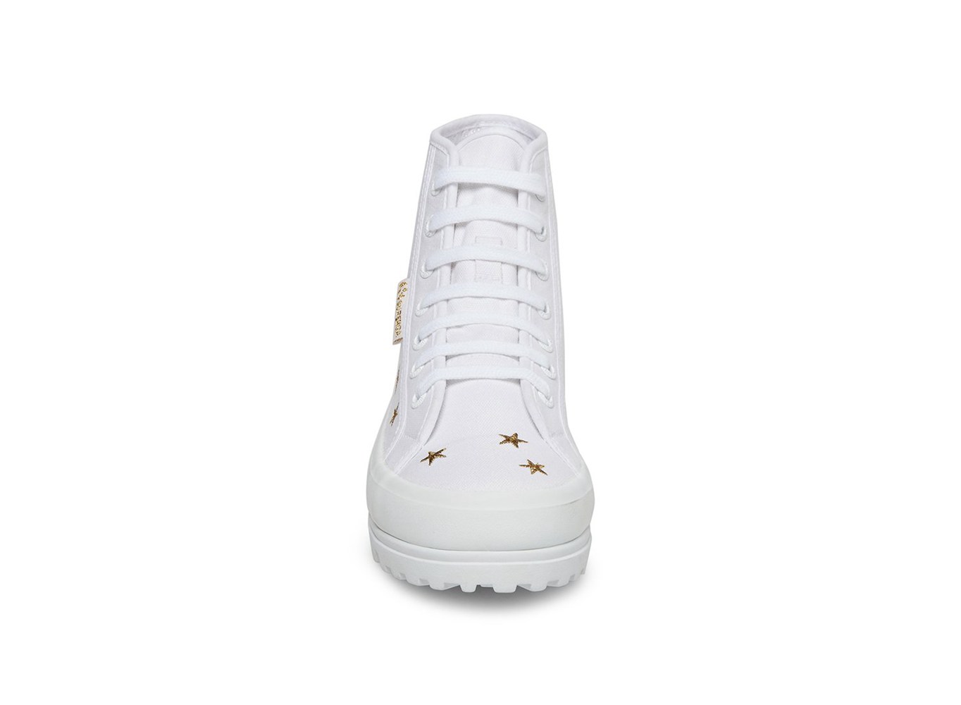 Botas Superga Mujer Blancas - 2341 Alpina Embcottonw - 856207CGU